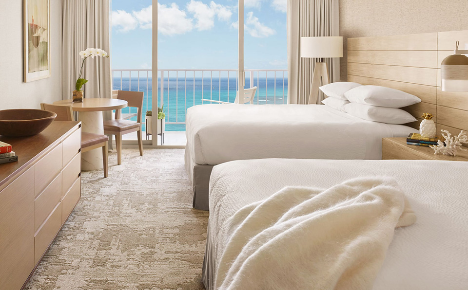 プレミア オーシャンフロント　クイーンベッド2台